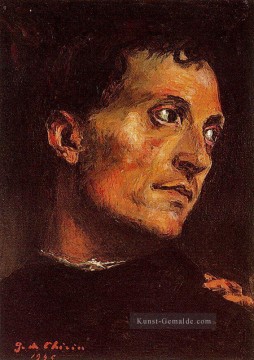 Giorgio de Chirico Werke - Porträt eines Mannes von 1965 Giorgio de Chirico Metaphysical Surrealismus